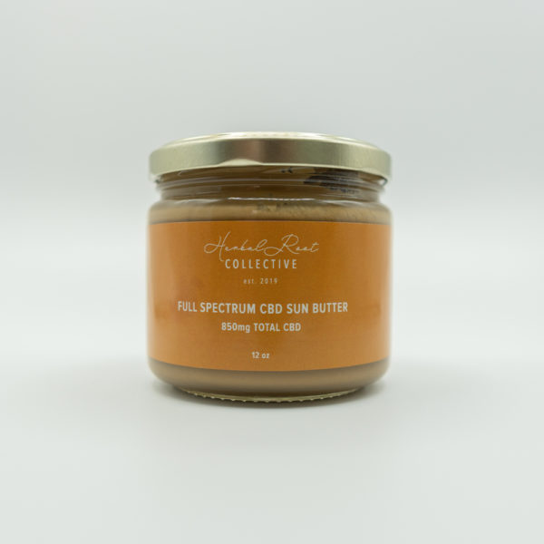 CBD Sunflower seed butter from herbal root collective