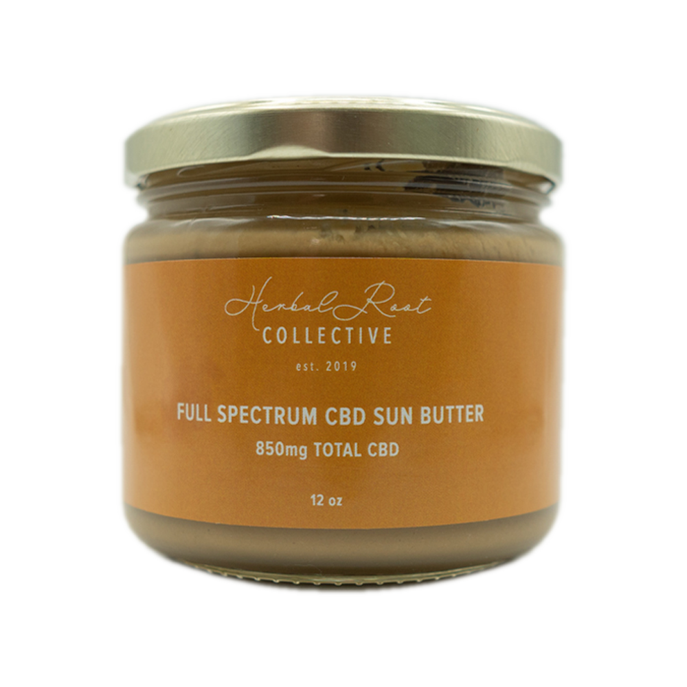 CBD Sunflower seed butter from herbal root collective